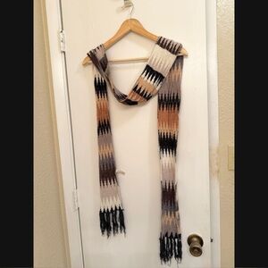 Collection Eighteen Boho Multicolored Scarf,  87 x 4 EUC